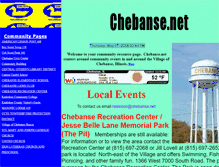 Tablet Screenshot of chebanse.net